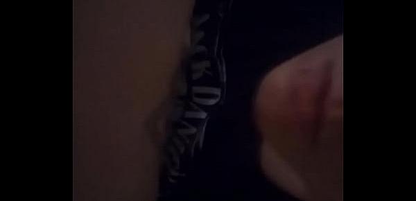  Daddy plays with my small pierced tits